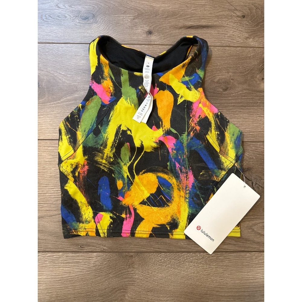 lululemon invigorate training crop tank top 4